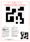Click to print and play a crossword puzzle