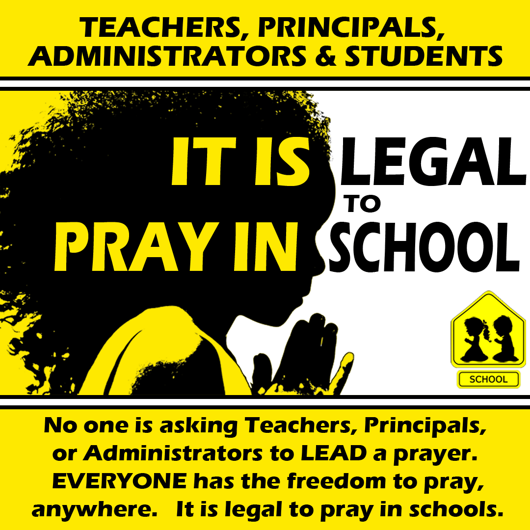 Legal to Pray in School Instagram Image